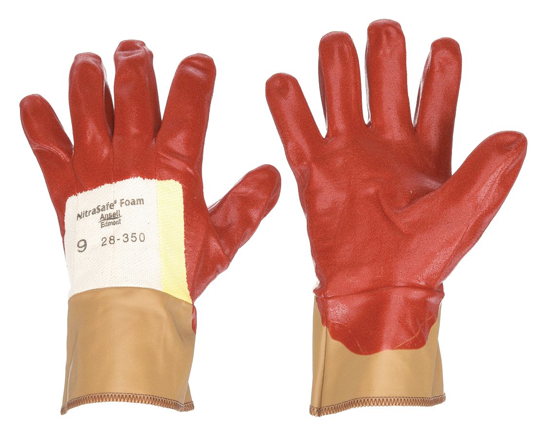 Resistant Gloves, Orange/Gold,
