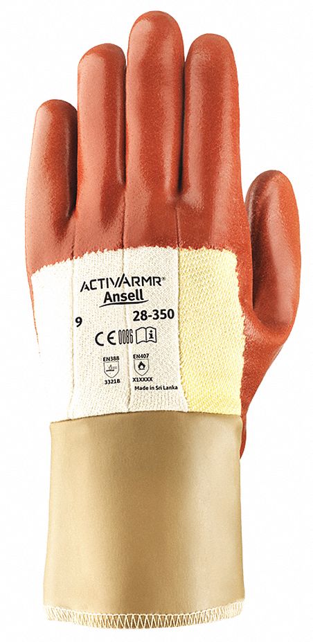 D2014 Cut Resistant Gloves Orange/Gold M PR