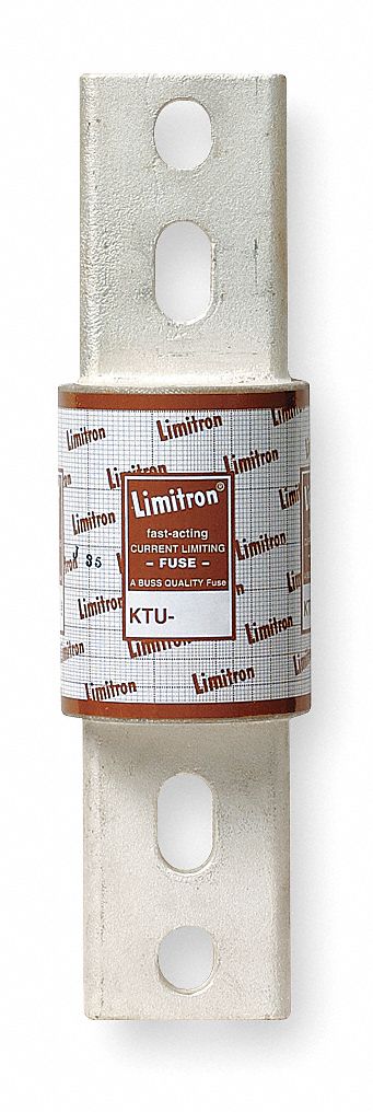 Fuse: Class L, KTU Series, Bolt-On Body, Fast-Acting, 1.6 kA, 600 V AC, 340 V DC