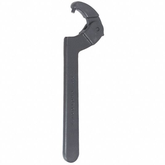 Adjustable Head Pin Spanner Wrench, 1-1/4 - 3 Capacity, 3/16 Pin  Diameter : APS3