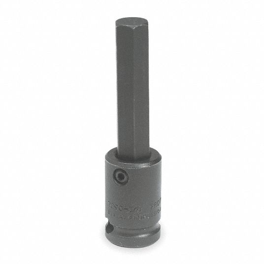 Proto Impact Socket Bit Sae Drive Size 3 8 In Overall Length 2 23 32