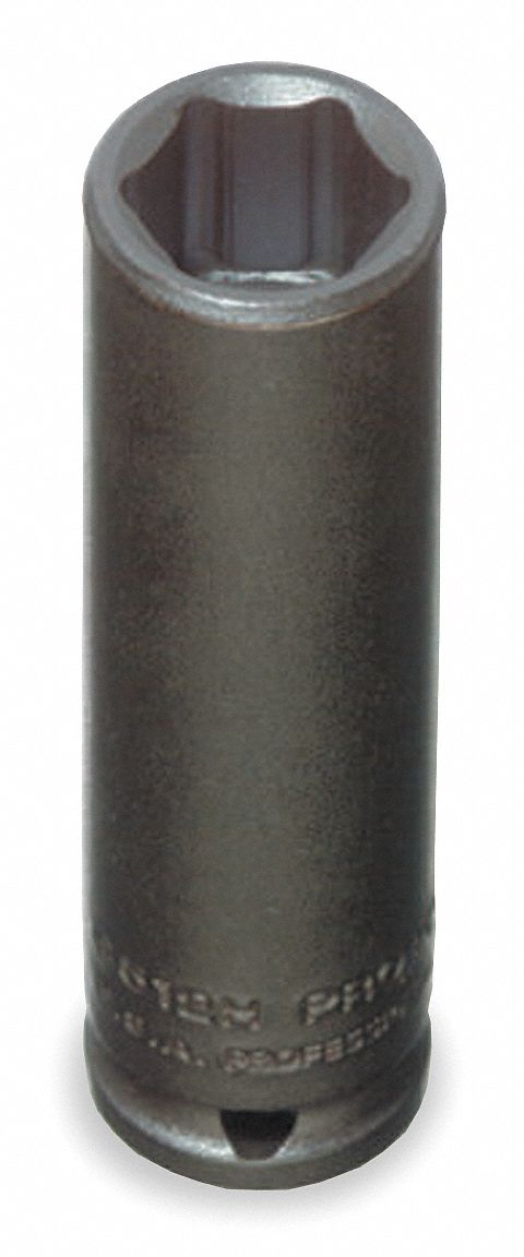 PROTO J6510MH Impct Skt,Steel,Blk Oxd,10 mm 1FR03