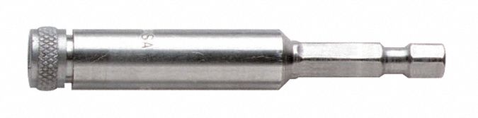 Bit Holder: Bit Holder, Power, 1/4 in Compatible Bit Size, Hex Compatible Bit Shank, Magnetic