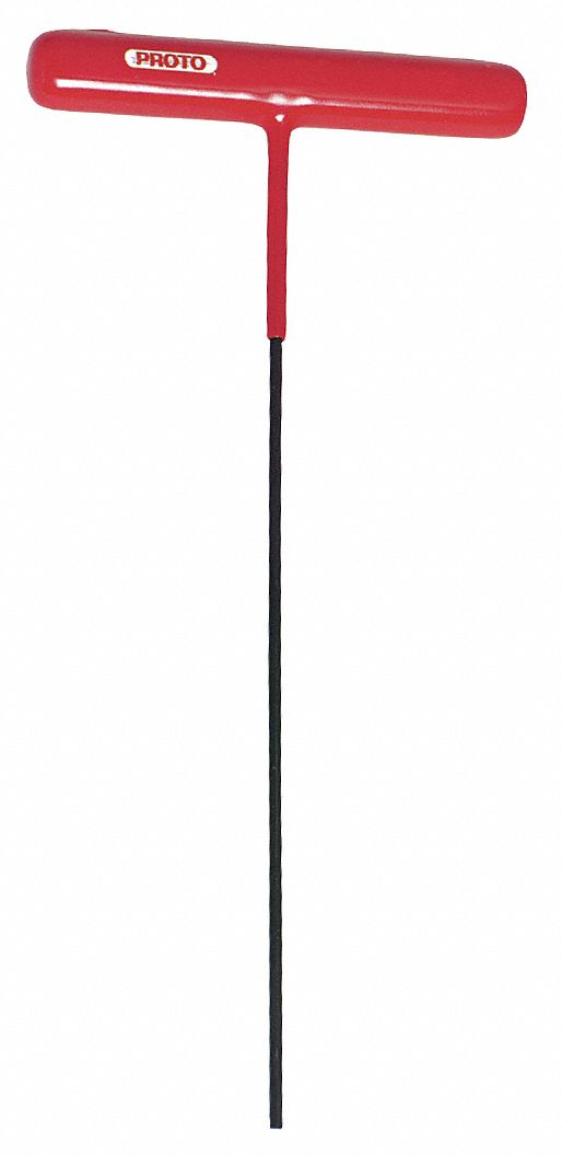HEX KEY, 0 BALL ENDS, 7/32 IN TIP SIZE, SAE, LONG, ALLOY STEEL, BLACK OXIDE, 6 IN LONG ARM L