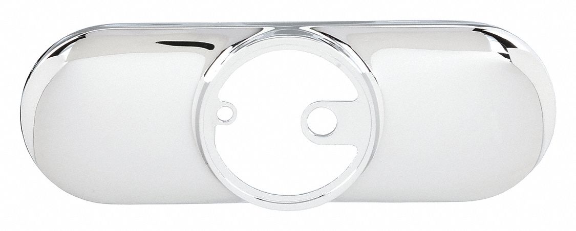 Trim and Cover Plate: For Selectronic & Metering Series, Brass, Chrome Finish