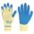 COATED GLOVES,LATEX,M,BLUE/YELLOW,PR