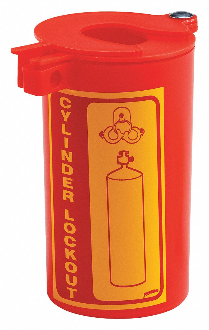 1FYT7 - Gas Cylinder Lockout 6 L x 3-1/2 In