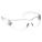 LUNETTES DE SÉCURITÉ, SANS MONTURE, ENVELOPPANTES, PC, ANTIBUÉE, TRNSP, UV, M, UNISEXE