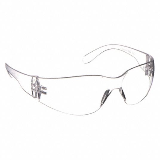 CONDOR, Clear Lens, Frameless, Safety Glasses - 1FYX7|1FYX7 - Grainger