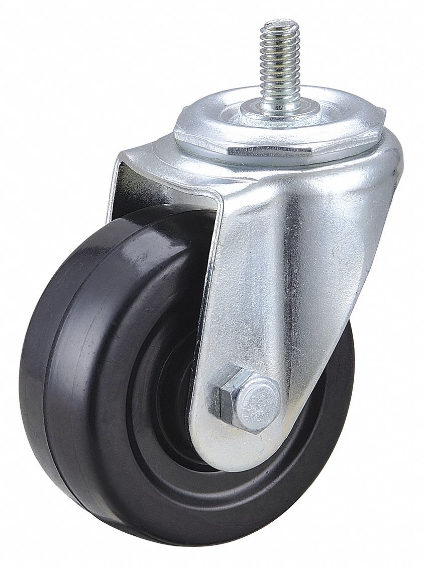GRAINGER APPROVED Threaded Stem Caster for Furniture & Office Equipment