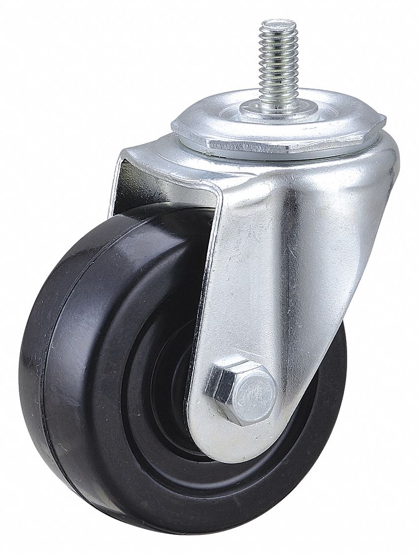 GRAINGER APPROVED Threaded Stem Caster for Furniture & Office Equipment