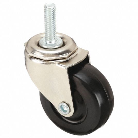 2 in Wheel Dia., 75 lb, Threaded Stem Caster - 1G013|32607 - Grainger