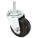 THREADED STEM CASTER, 3 IN WHEEL DIAMETER, 165 LB, 3¾ IN MOUNTING H, SWIVEL CASTER