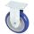 NSF-LISTED SANITARY PLATE CASTER, 5 IN WHEEL DIAMETER, 250 LB, 6 3/16 IN MOUNTING H
