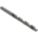 JOBBER LENGTH DRILL BIT, #3 DRILL BIT SIZE, 2½ IN FLUTE L, 3¾ IN L, HIGH SPEED STEEL