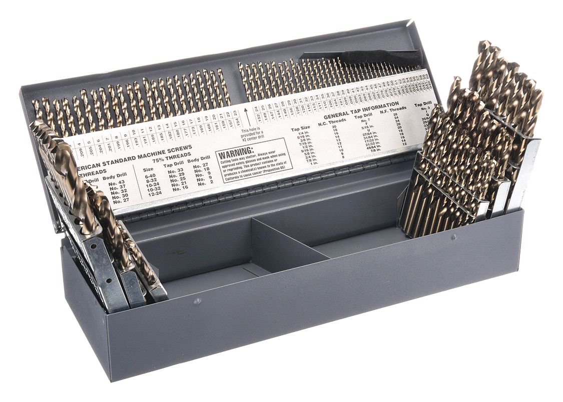 CHICAGO-LATROBE, 1/16 in Smallest Drill Bit Size, 1/2 in Largest