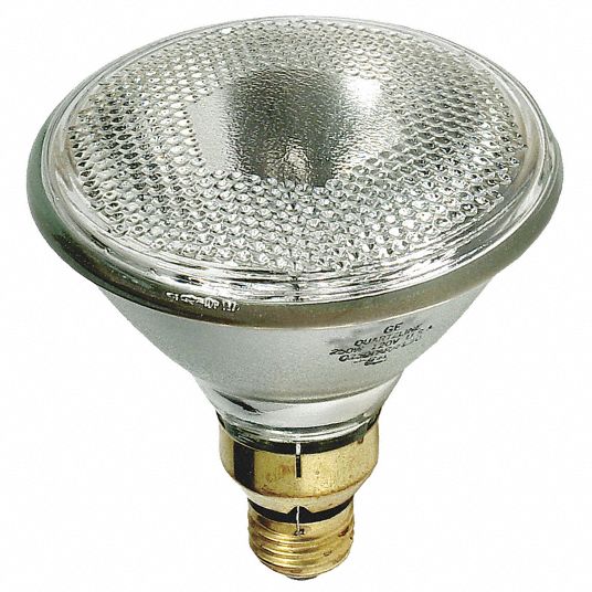 GE LIGHTING Halogen Sealed Beam Lamp, PAR38, Medium Skirted (E26 ...