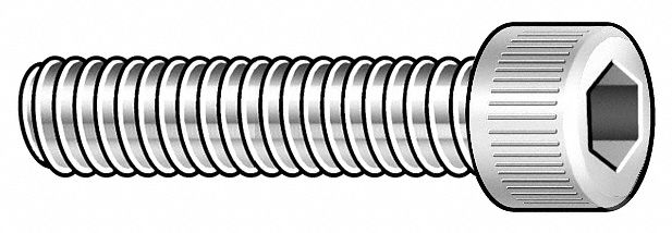 188 Stainless Steel Socket Head Screw Thread Size 440 Socket Head
