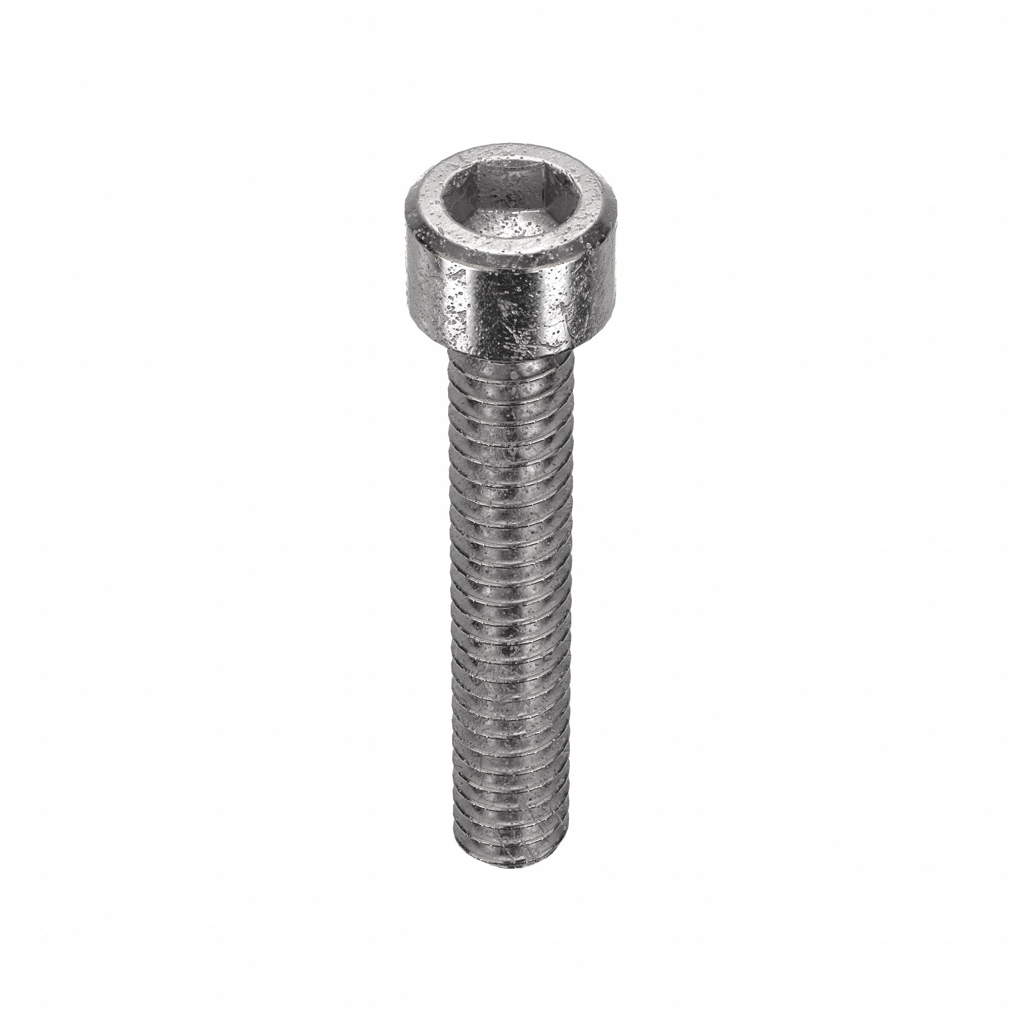 Socket Head Cap Screw: #2-56 Thread Size, 1/2 in Lg, Std, Plain, Stainless Steel, 18-8, 5 PK