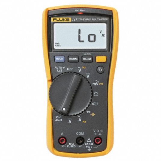 FLUKE, CAT III 600V, TRMS, Digital Multimeter - 2WTL1|FLUKE-117