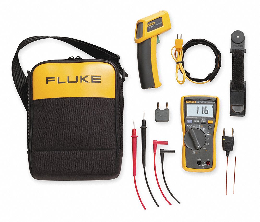 FLUKE HVAC Technician Combo Kit - 1GAJ3|FLUKE-116/62 - Grainger