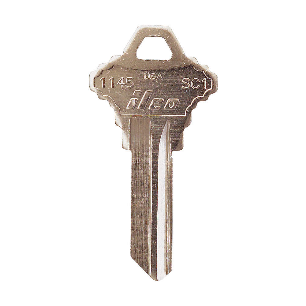1 MARINES BLANK HOUSE KEY FOR 5 PIN SCHLAGE SC1 CAN BE PUNCHED TO YOUR CODE 