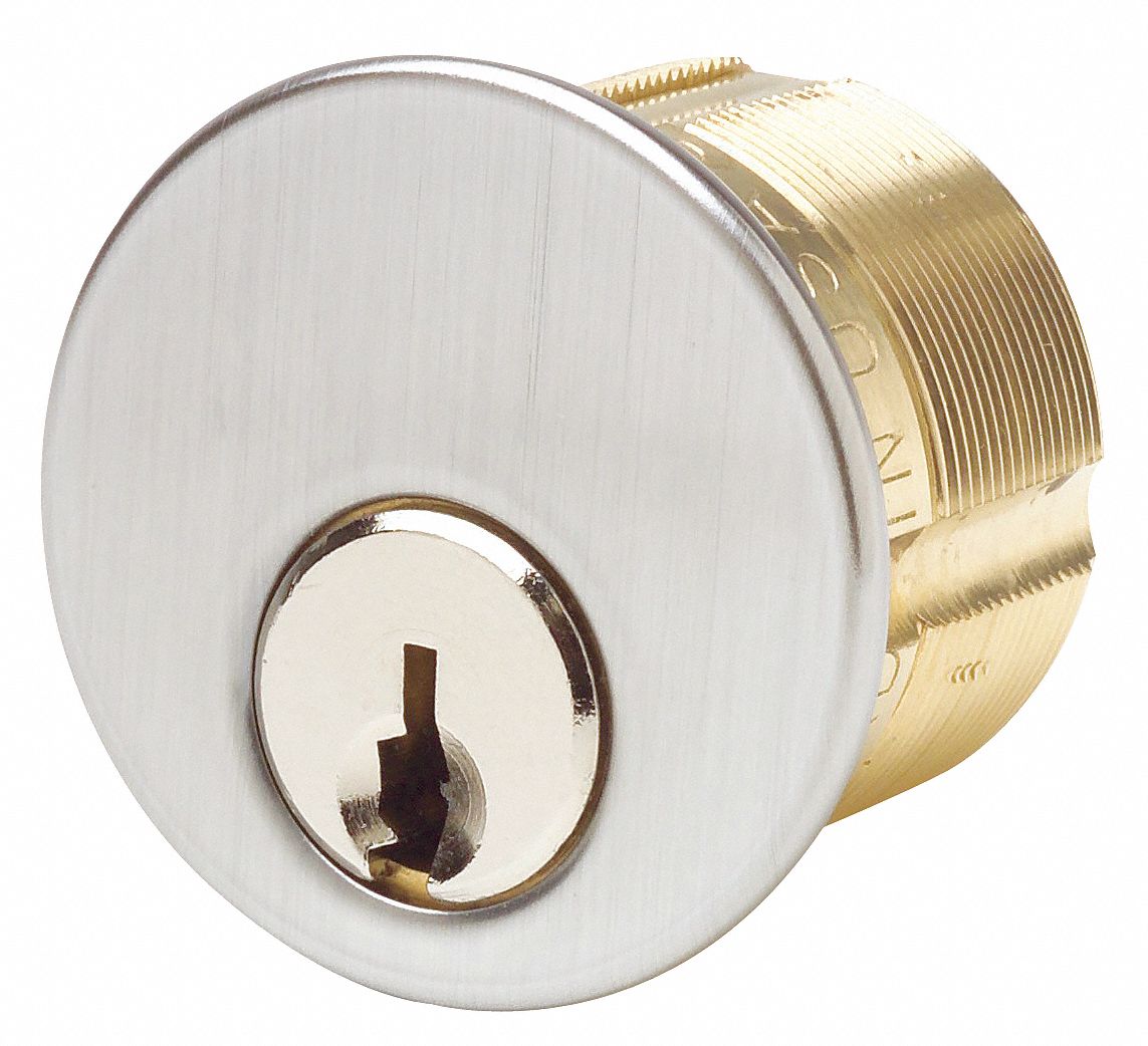 BRASS CYLINDER,CHROME,PK 2