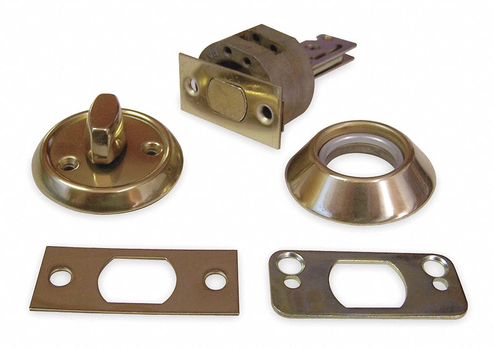 Kaba Ilco 451304030 Kaba Ilco Deadbolt 2, Bright Brass, Not Keyed