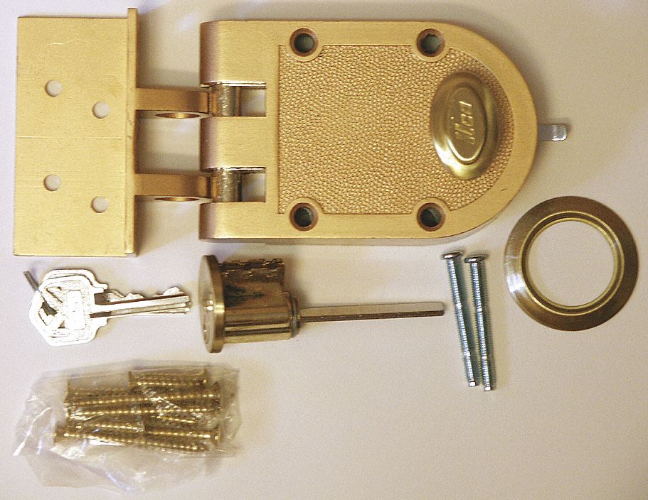 1GBA7 - Auxiliary Lock Jimmyproof Deadlock Bronz