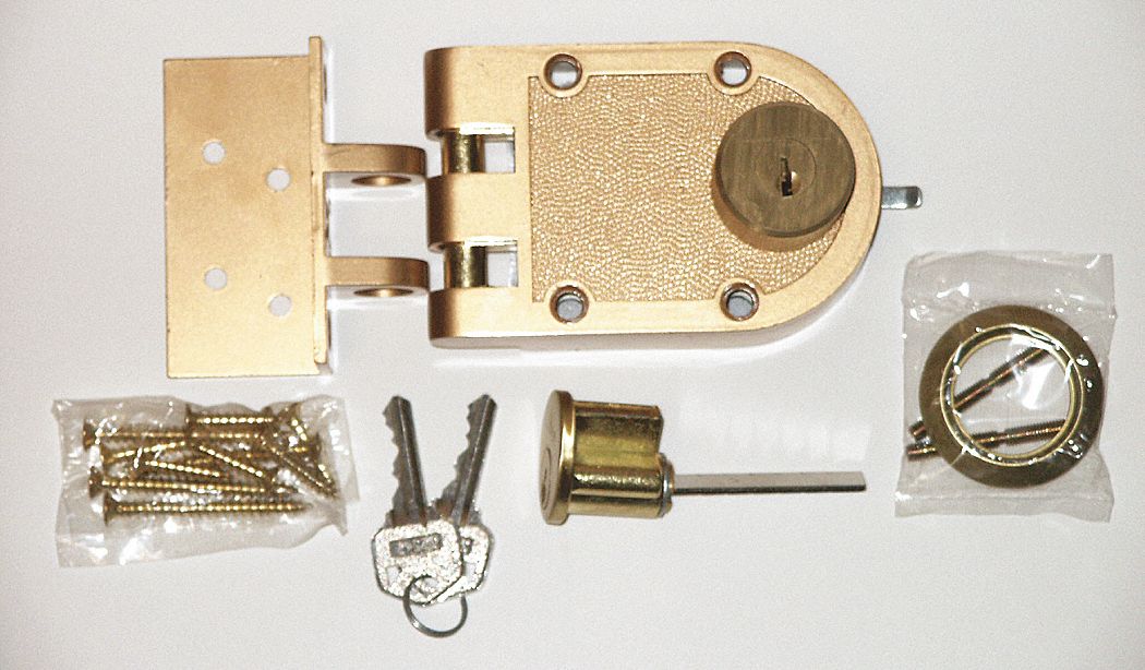 1GBA8 - Auxiliary Lock Jimmyproof Deadlock Bronz