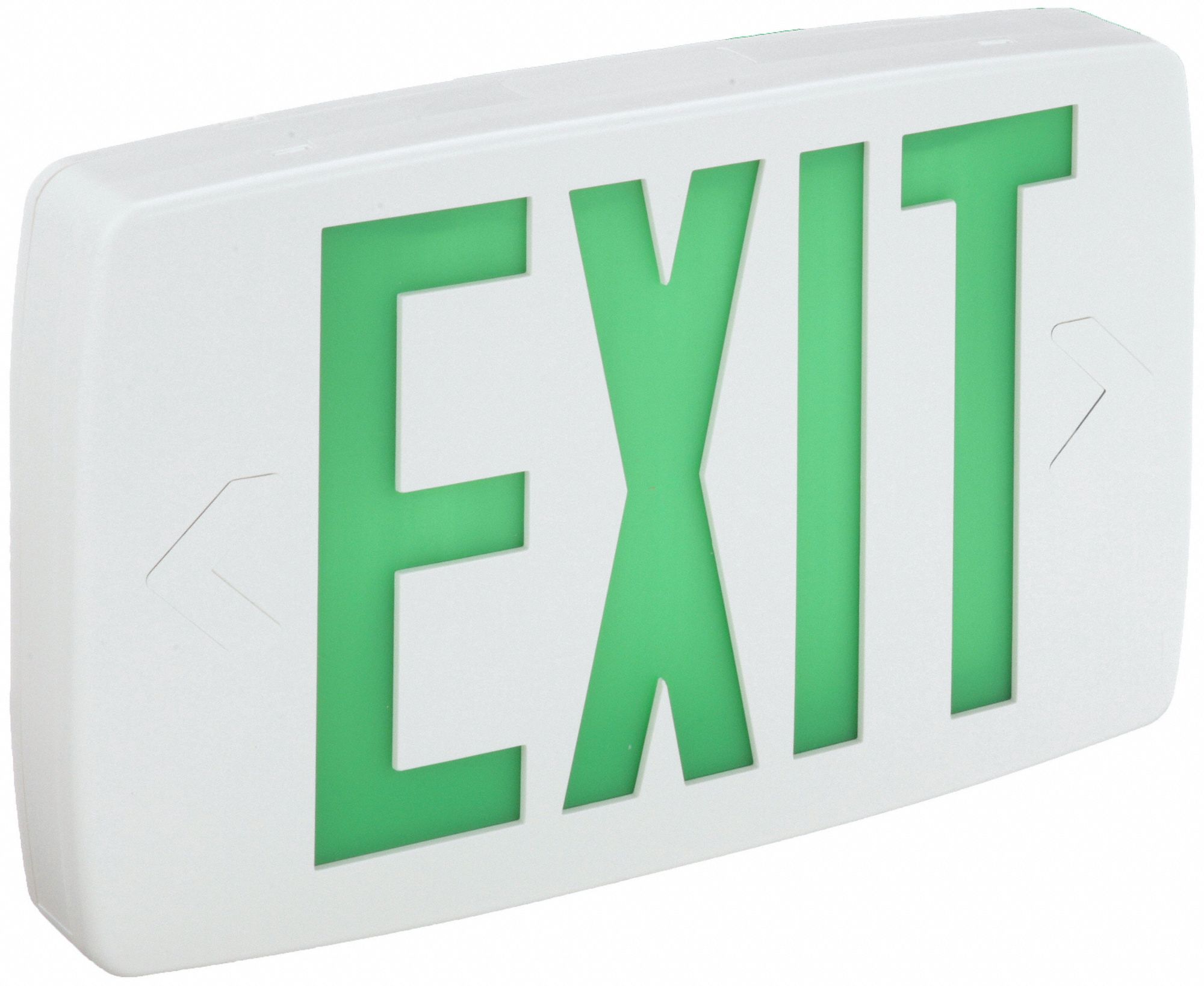 LED, White, Exit Sign - 1GC97|LQM S W 3 G 120/277 M6 - Grainger