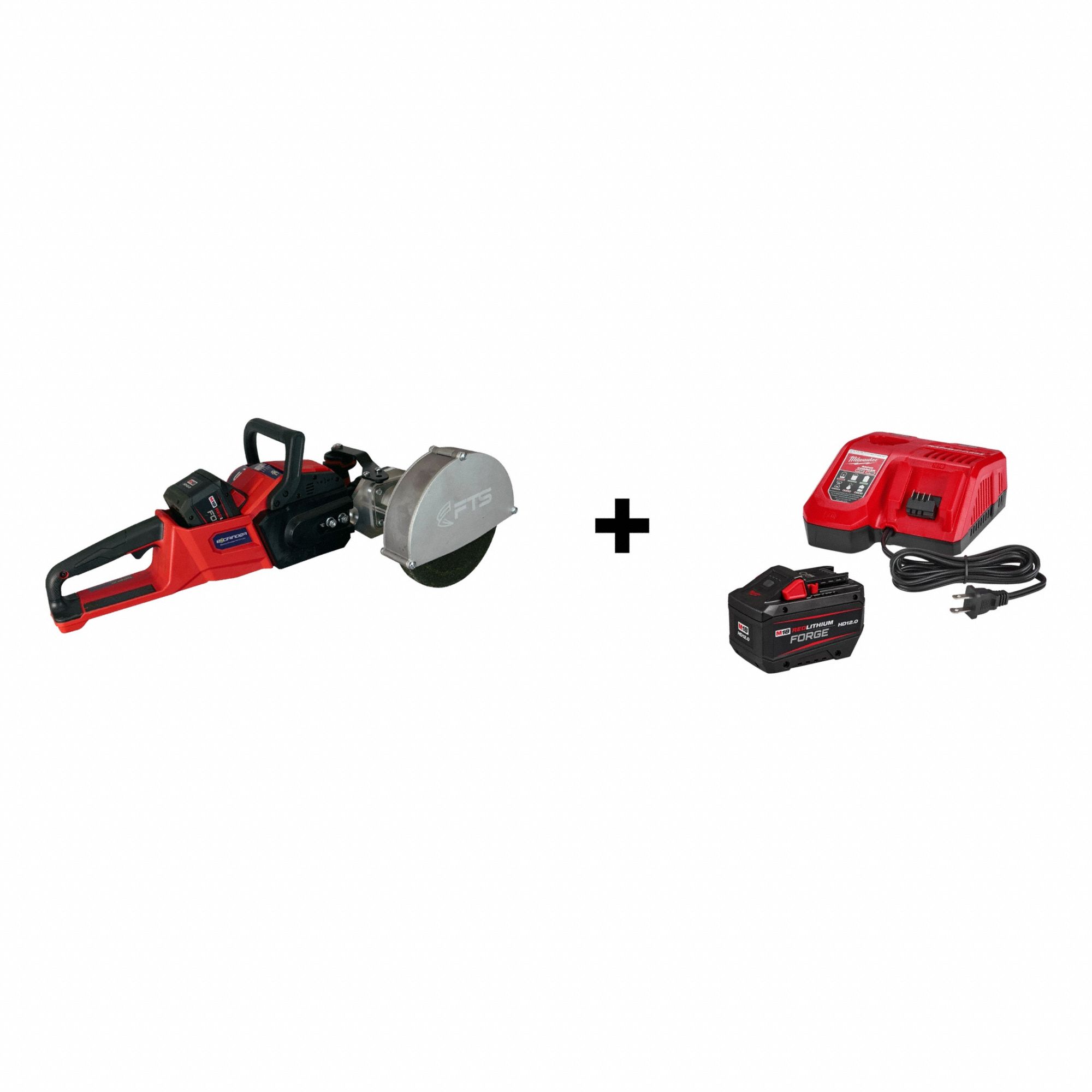 Grinder Kit: Battery Rail Web Grinder, 6 in Wheel Dia, Fillet Weld