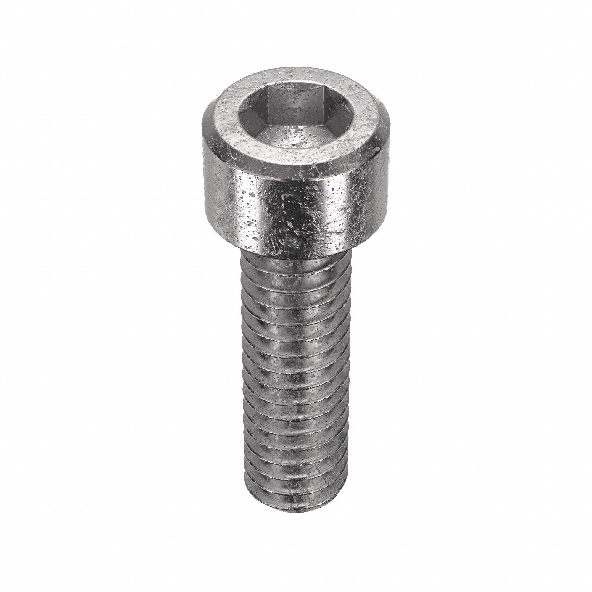 Socket Head Cap Screw: #1-72 Thread Size, 1/4 in Lg, Std, Plain, Stainless Steel, 18-8, 100 PK