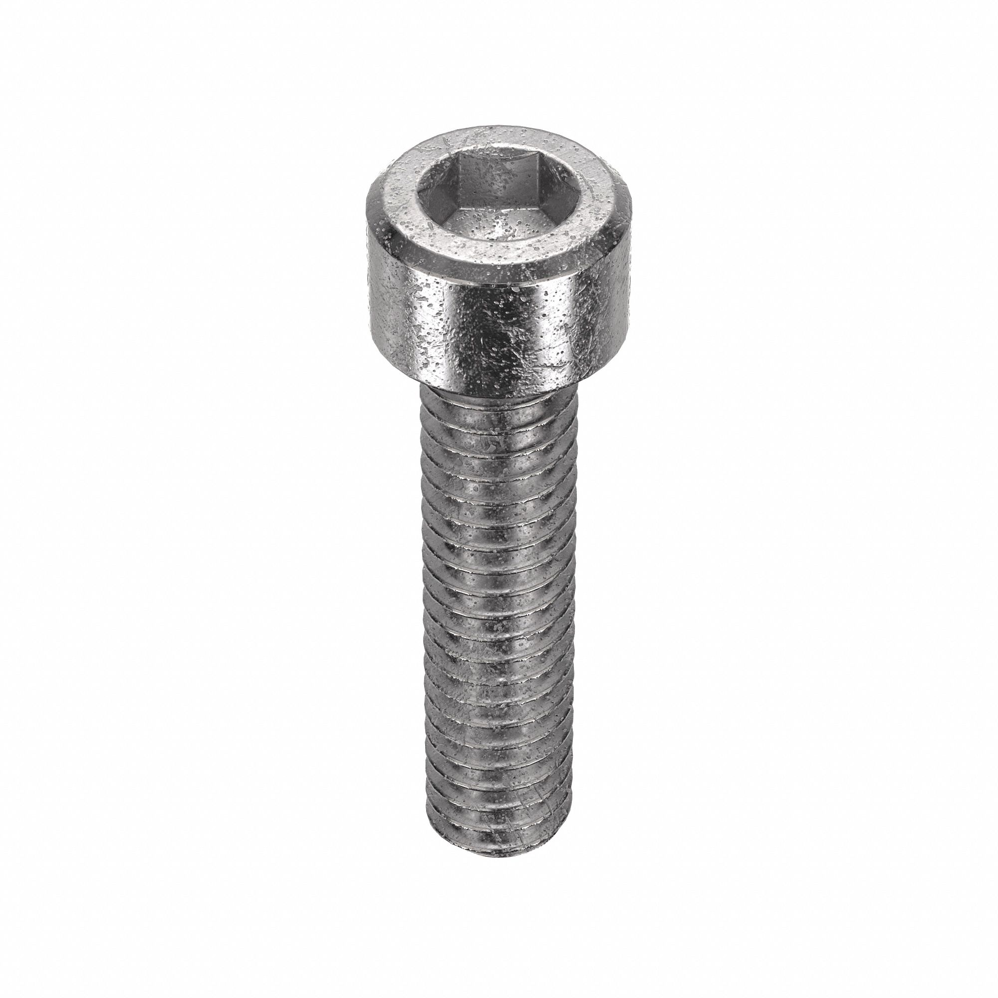 Socket Head Cap Screw: #1-72 Thread Size, 5/16 in Lg, Std, Plain, Stainless Steel, 18-8, 100 PK