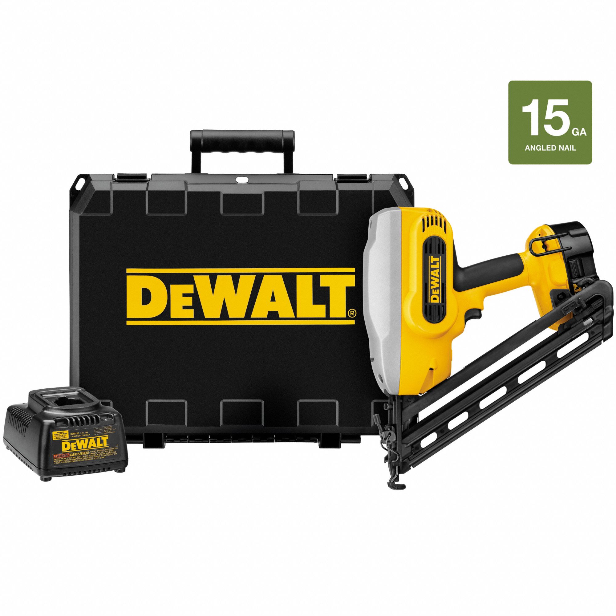 DEWALT Cordless, Nail Gun, 18V DC 1GEB3DC628K Grainger