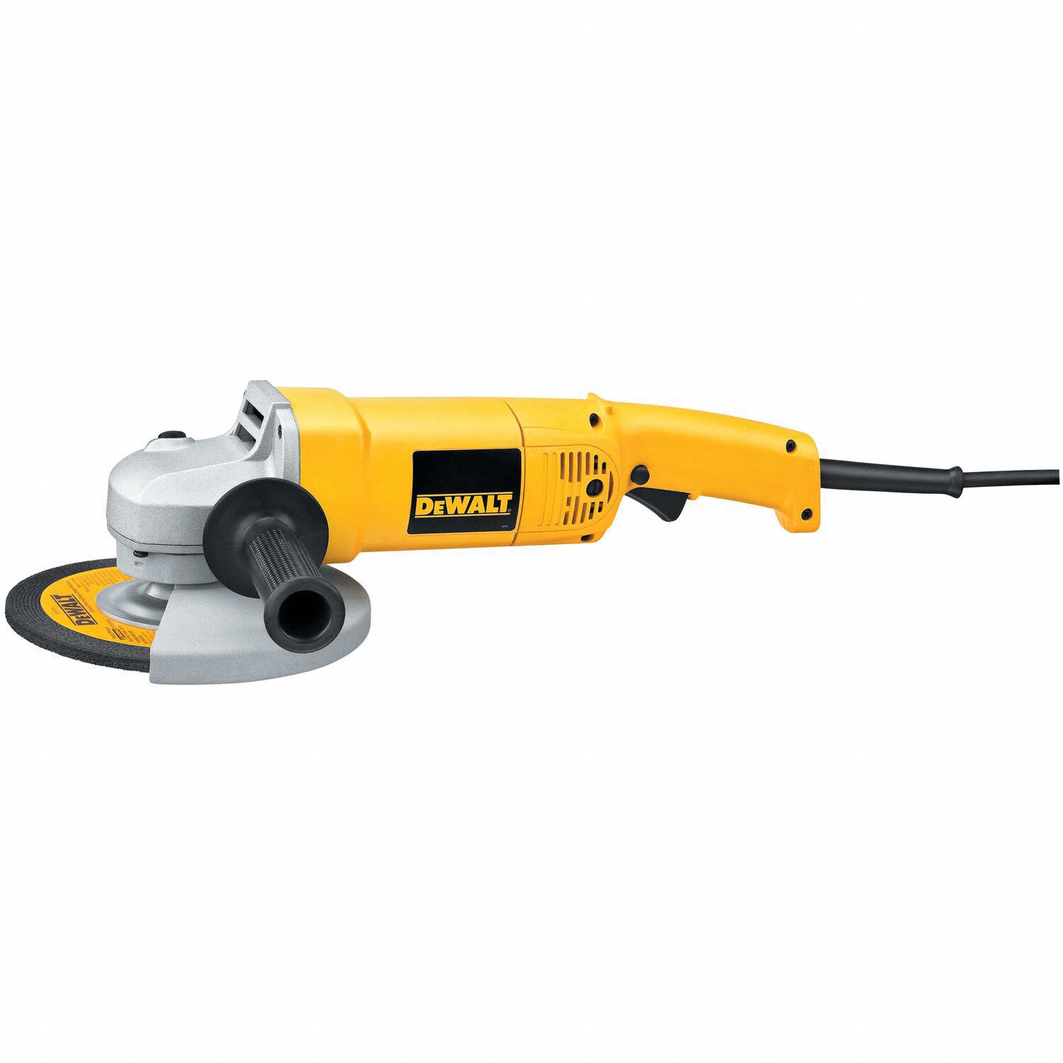 DEWALT Angle Grinder 13 A 8 500 RPM Max. Speed Trigger 7 in Wheel Dia 120V AC