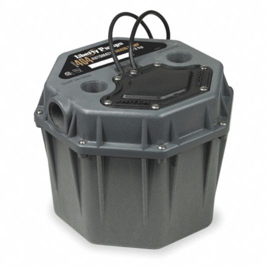LIBERTY PUMPS Sink Drain Pump System, HP 1/3 hp, Switch Actuation