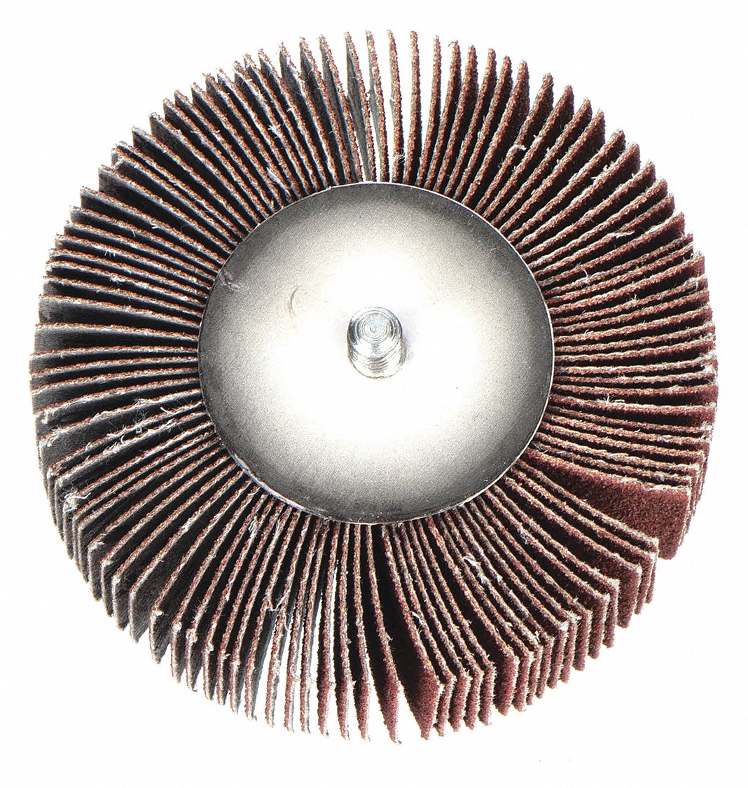 Mounted Flap Wheel, Threaded, Mounted Flap Wheel 1GEX812190 Grainger