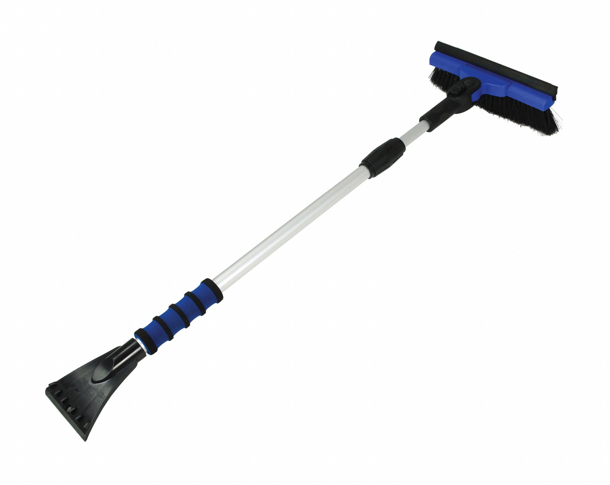 50 inch Snow Brush Extendable with Ice Scraper and Telescopic Long Handle -  Almadirect