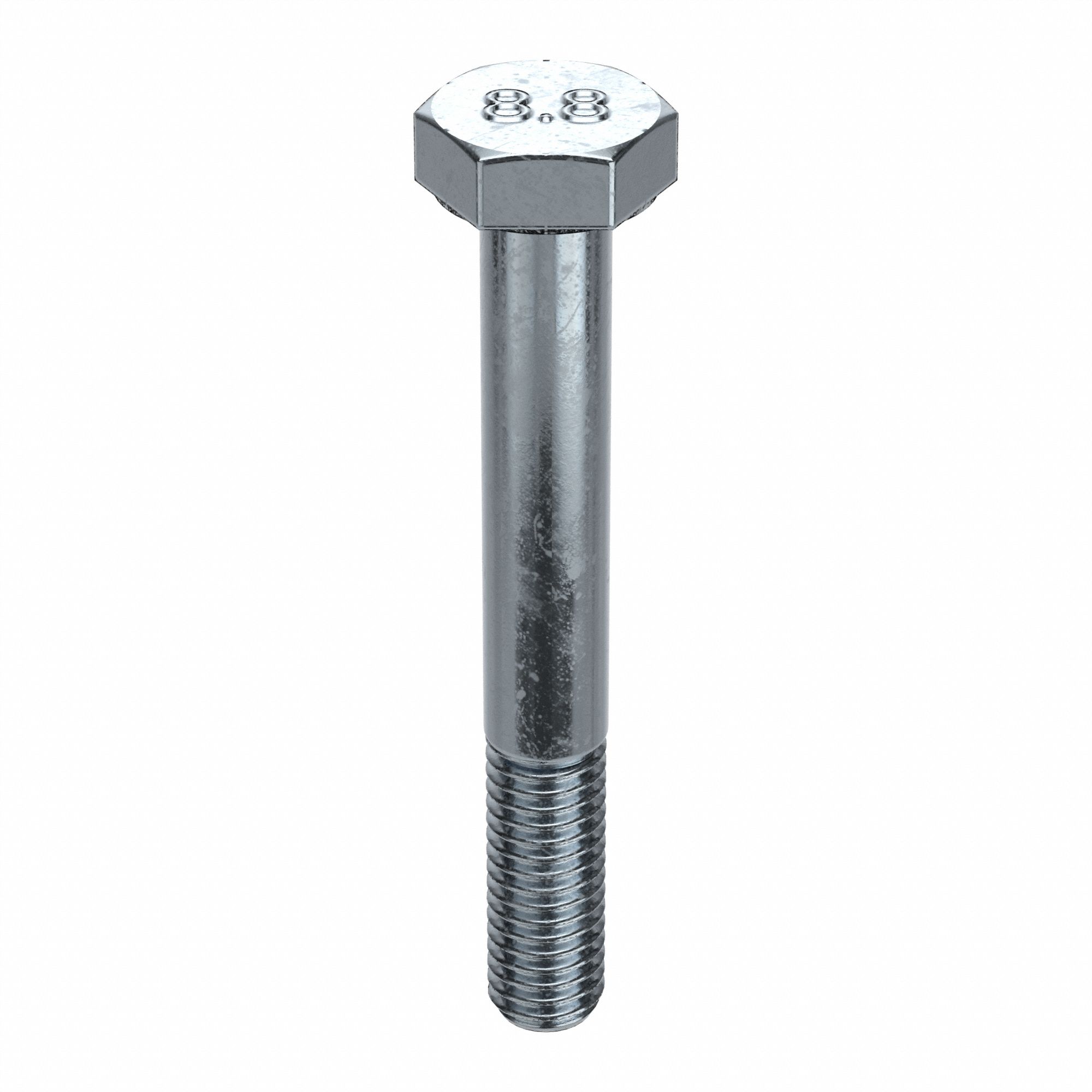 HEX HEAD CAP SCREW, STEEL, CLASS 8.8, ZINC PLATED, M12-1.50, FINE, 65MM L, 10 PK