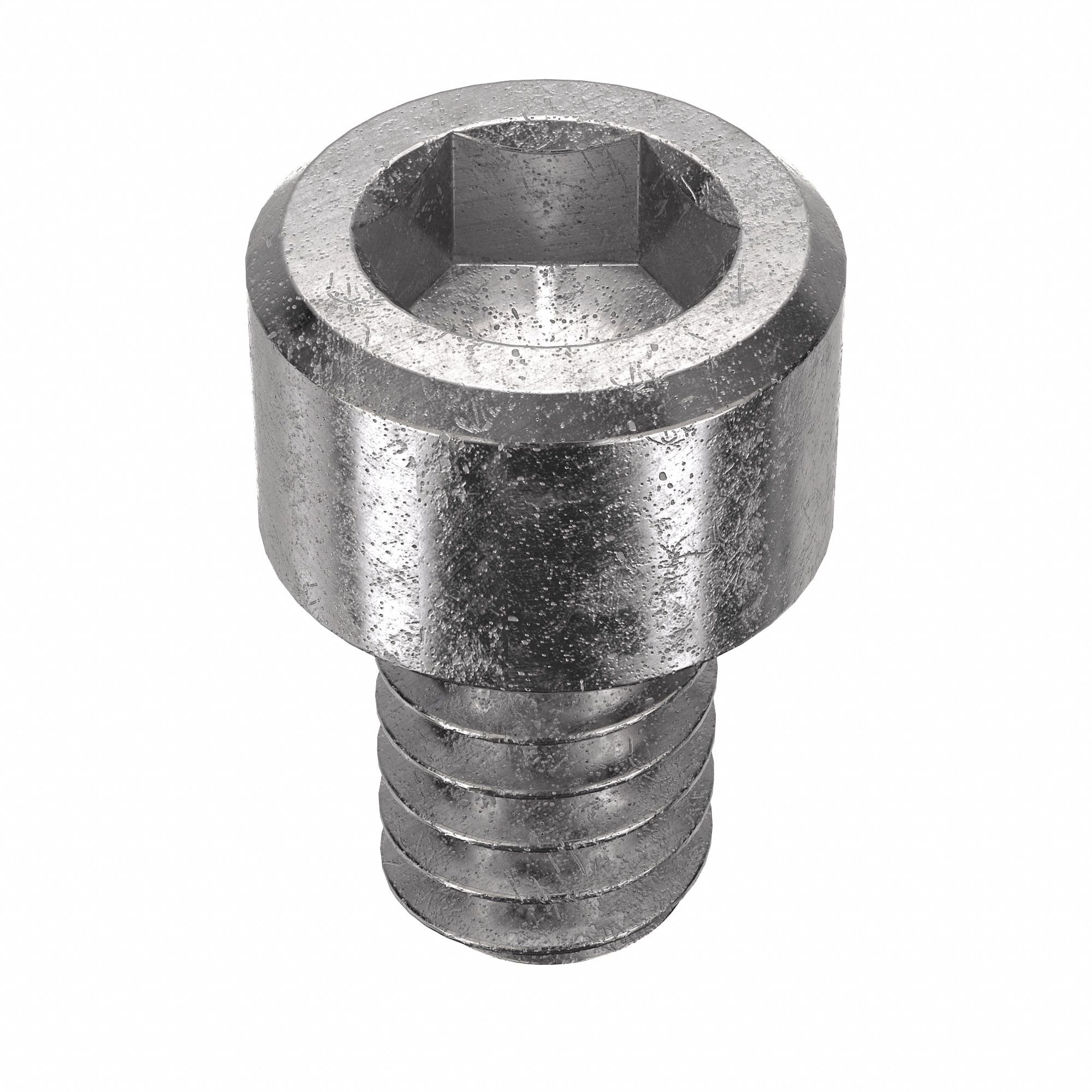 Socket Head Cap Screw: #2-56 Thread Size, 1/8 in Lg, Std, Plain, Stainless Steel, 18-8, 100 PK
