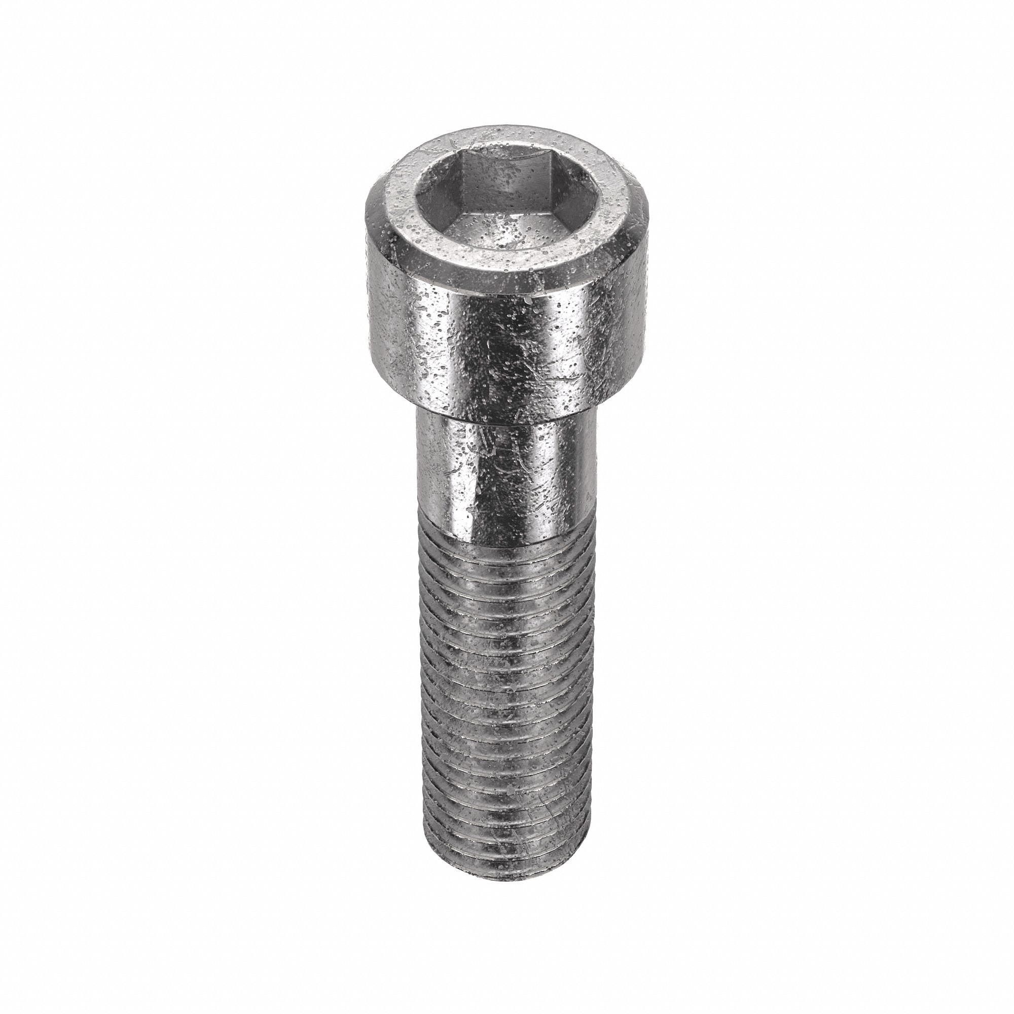 Socket Head Cap Screw: #2-56 Thread Size, 7/8 in Lg, Std, Plain, Stainless Steel, 18-8, 100 PK