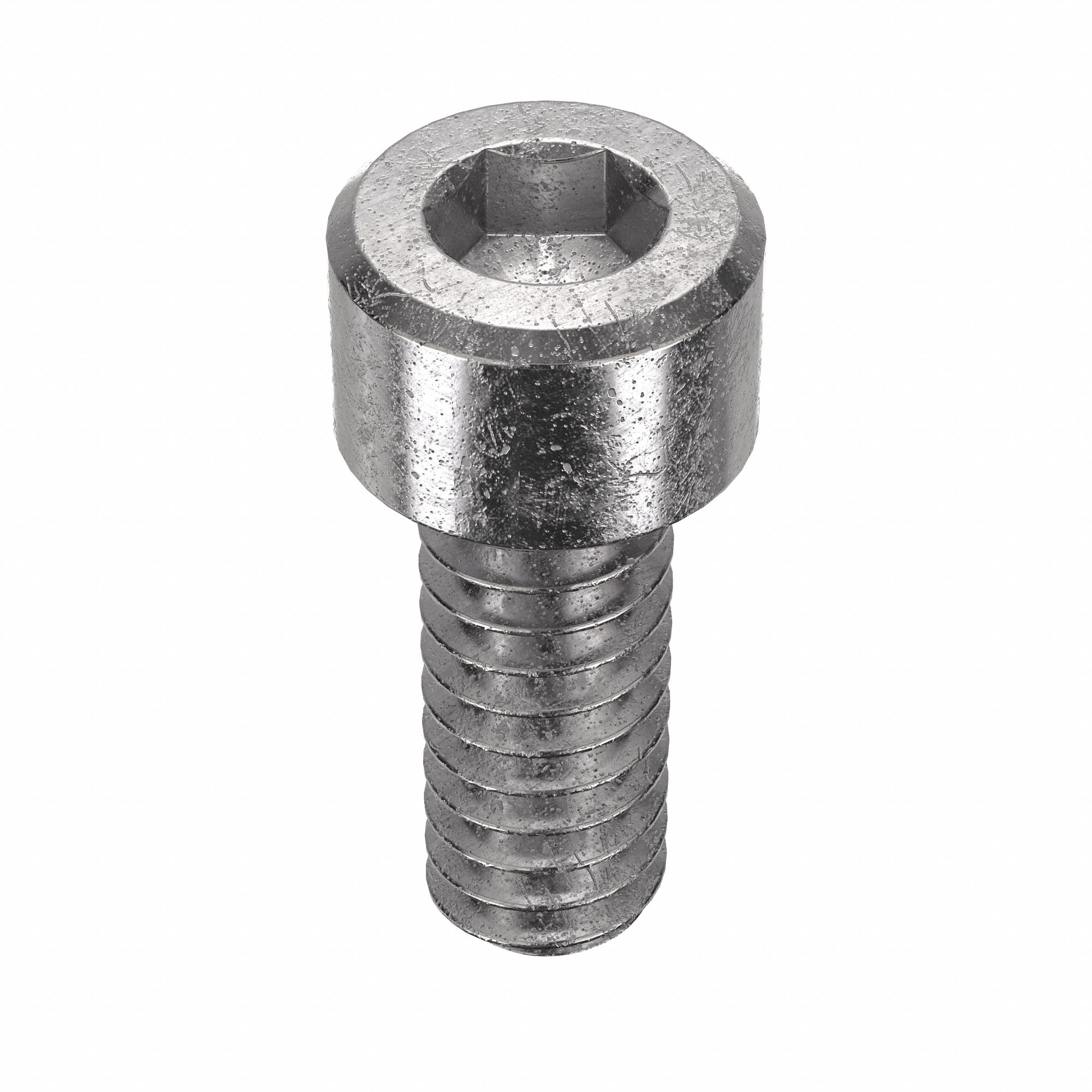 Socket Head Cap Screw: #3-48 Thread Size, 1/4 in Lg, Std, Plain, Stainless Steel, 18-8, 100 PK