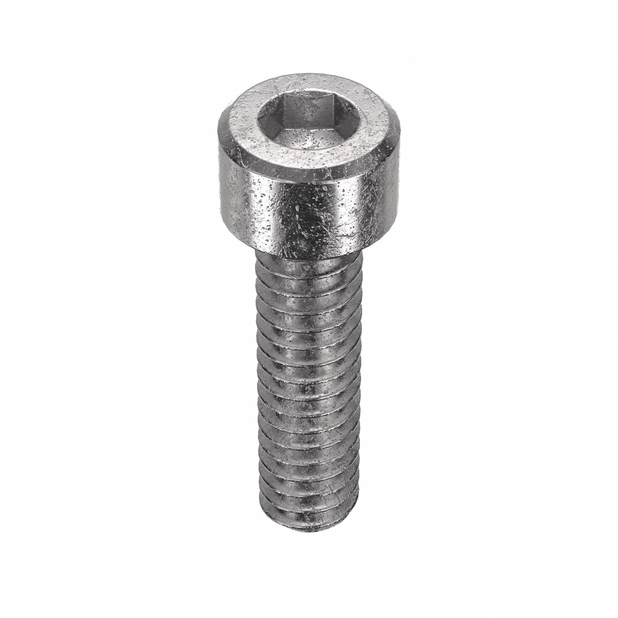 Socket Head Cap Screw: #3-48 Thread Size, 3/8 in Lg, Std, Plain, Stainless Steel, 18-8, 100 PK