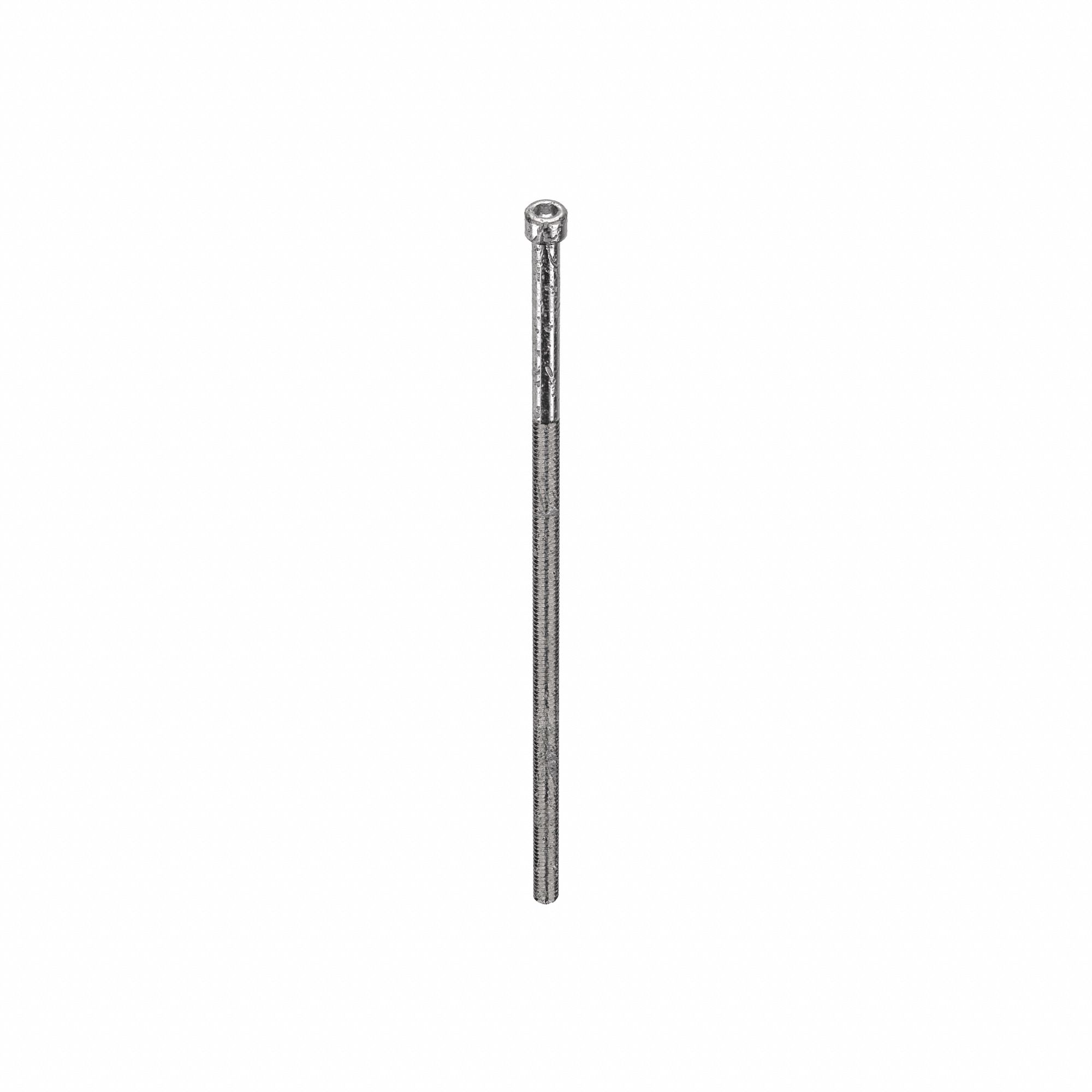 Socket Head Cap Screw: #10-24 Thread Size, 6 in Lg, Std, Plain, Stainless Steel, 18-8, 5/32 in Drive