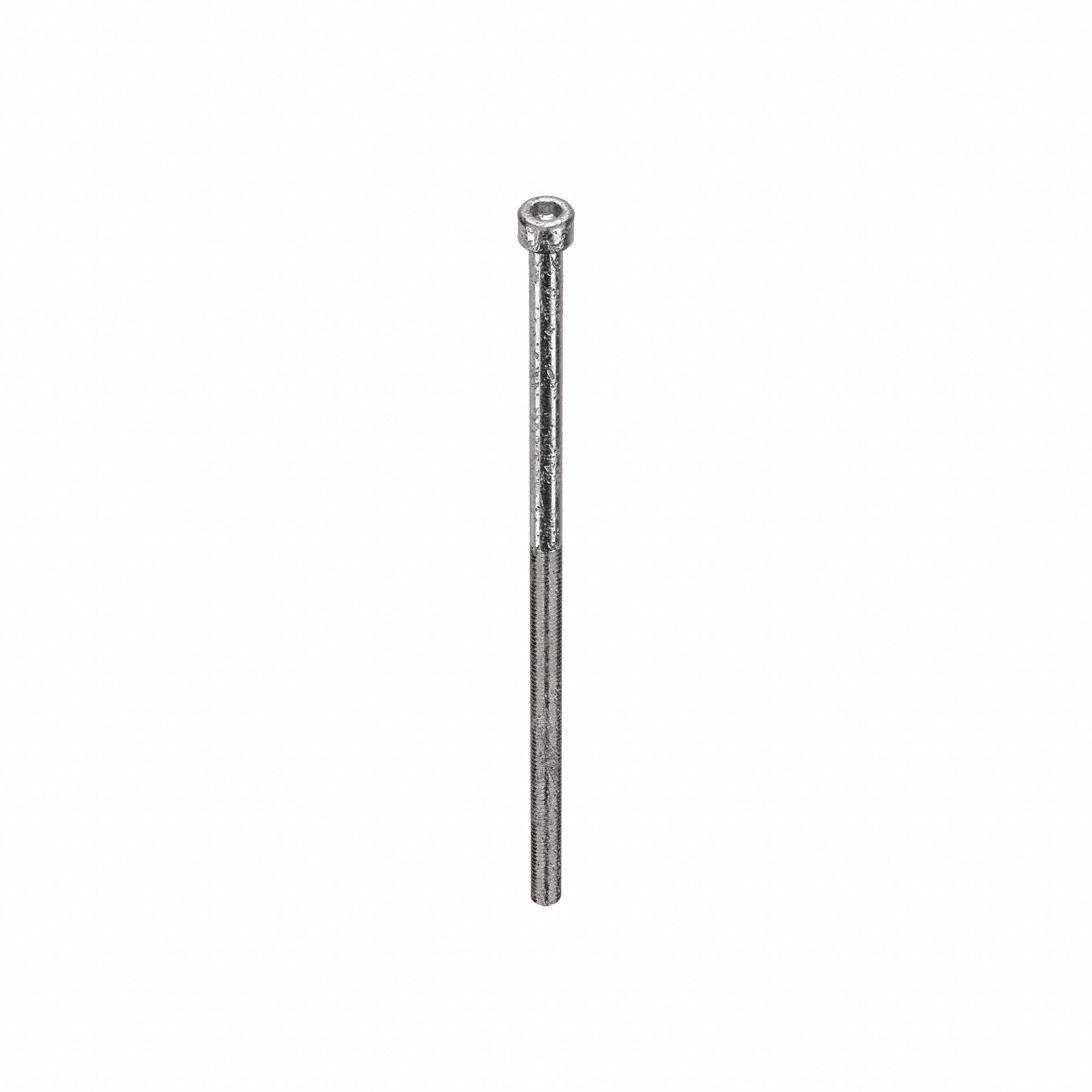 Socket Head Cap Screw: #10-32 Thread Size, 5 in Lg, Std, Plain, Stainless Steel, 18-8, 5/32 in Drive