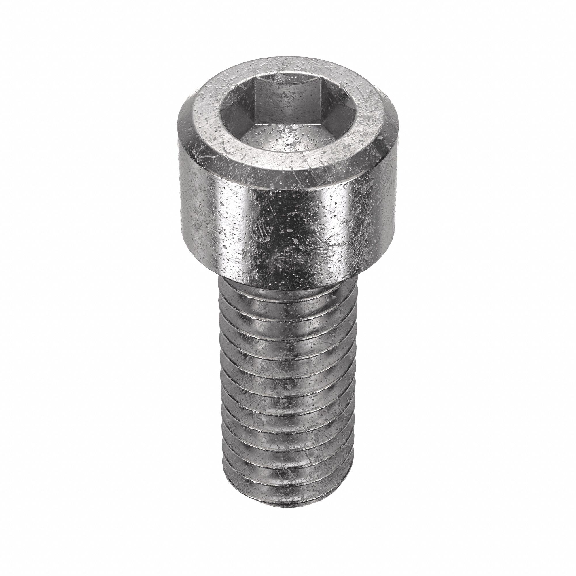 Socket Head Cap Screw: 1/4"-20 Thread Size, 8 in Lg, Std, Plain, Stainless Steel, 18-8