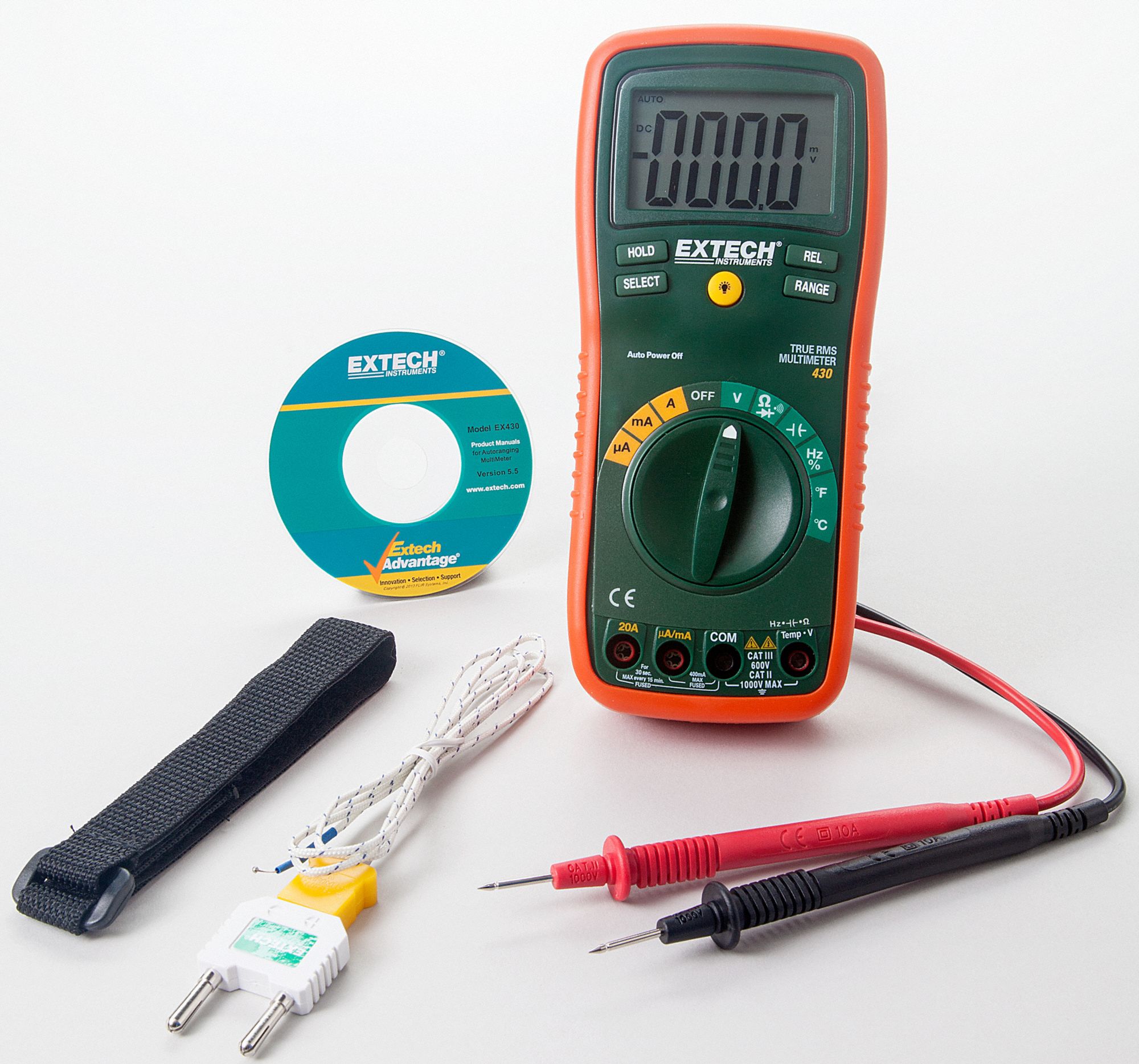 EXTECH EXTECH (R) EX430 Series, Full Size Basic Features, Digital