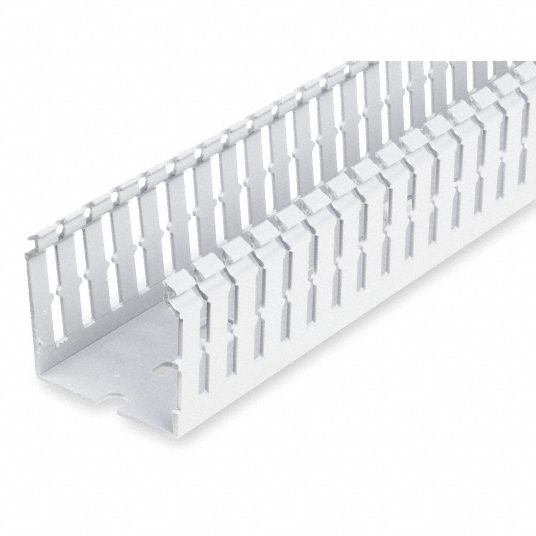 THOMAS & BETTS Wiring Duct, Wall Type Narrow Slot, Slot Width 0.20 in