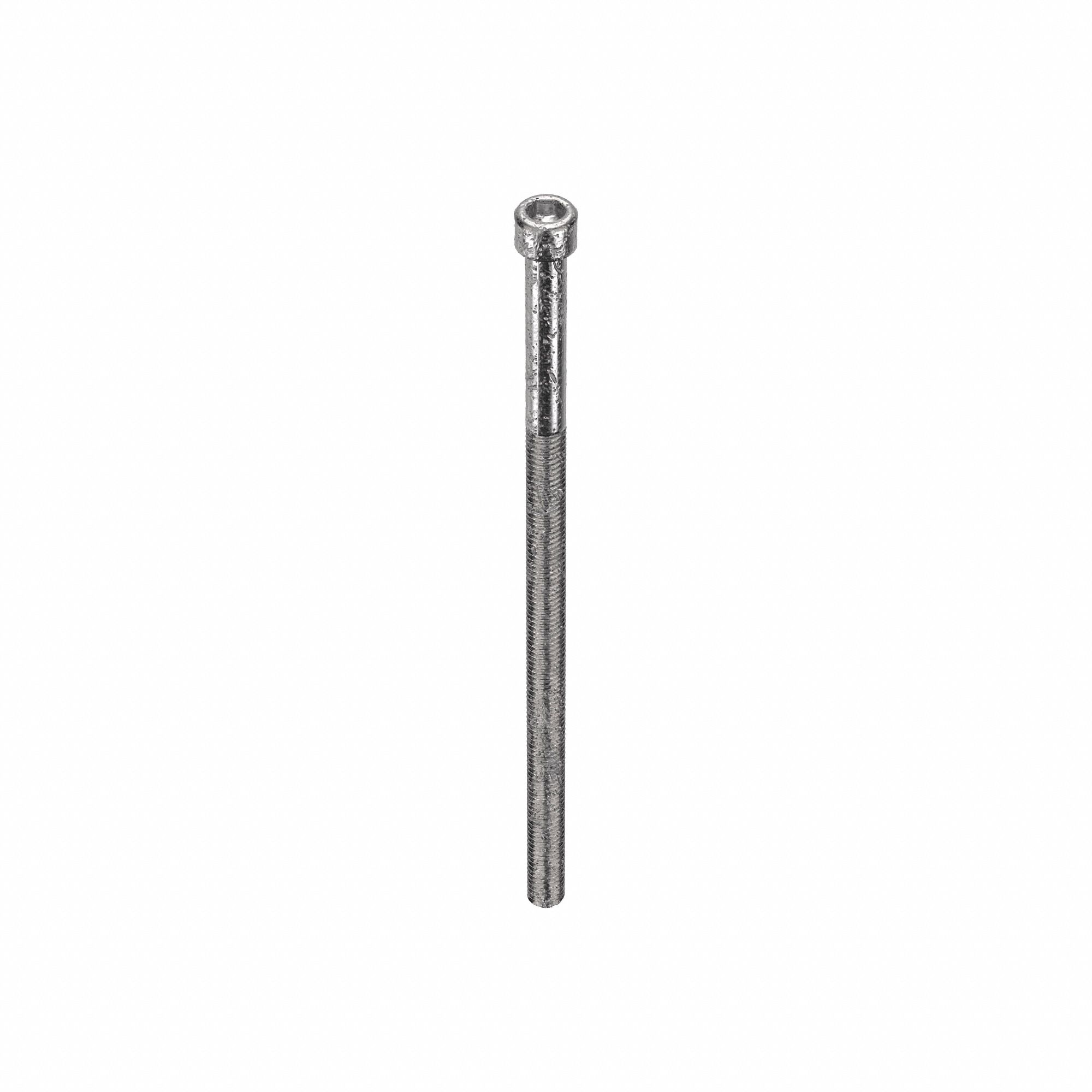 Socket Head Cap Screw: 3/8"-16 Thread Size, 8 in Lg, Std, Plain, Stainless Steel, 18-8